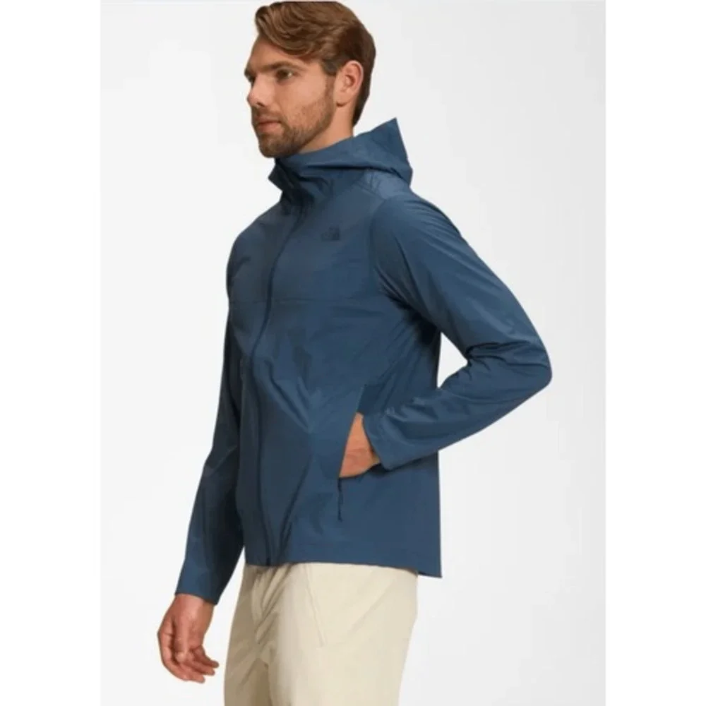 The North Face Windbreaker Men's Medium West Basin DryVent Jacket Aviator Navy M